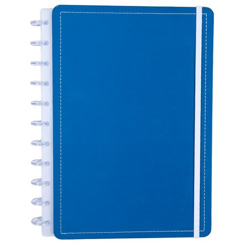 qt9uizz1yqm-lg-2.jpg Caderno Disko Blue Grande G Capa Dura Disco Reposicionável Escolar