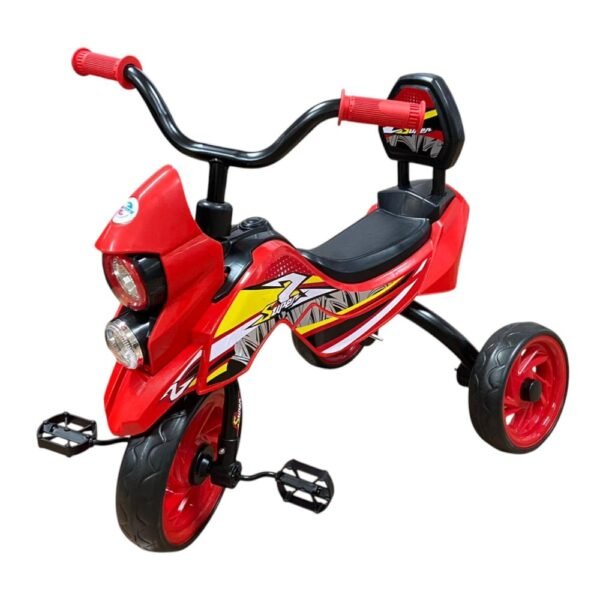 qttlocf597n-xl-1.jpg Triciclo Infantil Estilo Moto com luzes - Vermelho