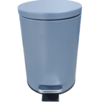 qy7squk17j-lg-3.png Lixeira Redonda com Pedal Multiuso Aço 3 litros - Cinza Matte