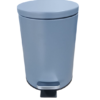 qy7squk17j-xl-1.png Lixeira Redonda com Pedal Multiuso Aço 3 litros - Cinza Matte