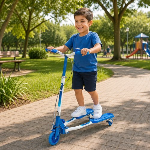 r1yy6rhjnw-lg-3.jpg Patinete Infantil Dobrável - Azul