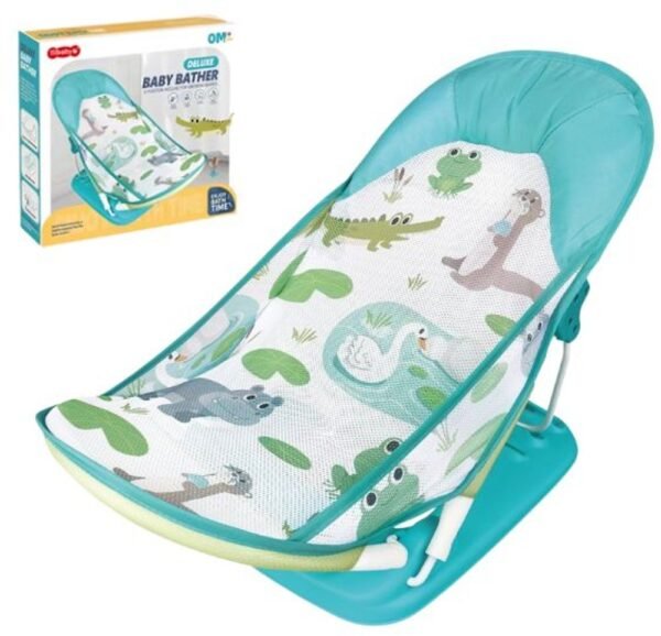 rdkirqjtun-xl-1.jpg Cadeira de Balanço Assento Suporte de Banho Infantil Deluxe - Verde