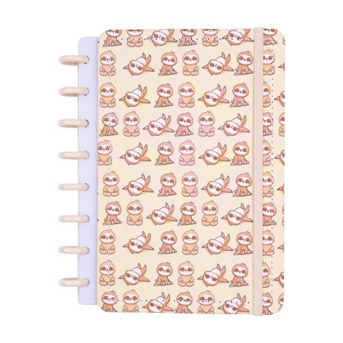ri30bjczzc-lg-2.jpg Caderno Disko Preguiças P Pequeno Capa Dura Disco Reposicionável Escolar