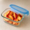 Pote Retangular Hermético Vidro 370ml