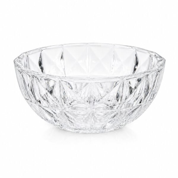 Bomboniere Diamond de Vidro com Tampa 19,5cm