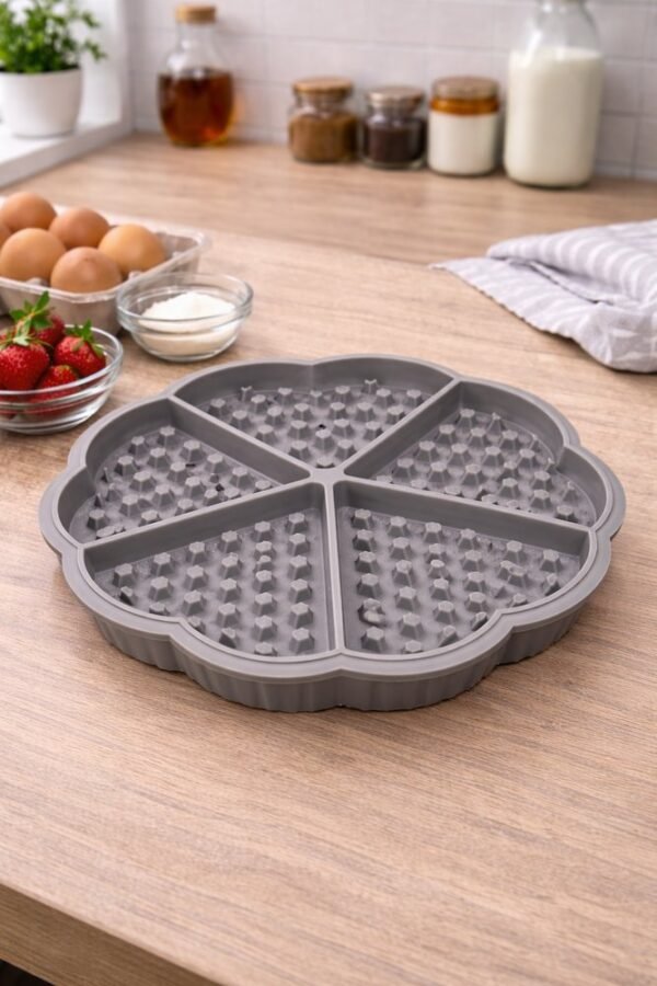rtnb8socdin-xl-1.jpg Forma de Silicone Waffle 5 divisórias / Sortido