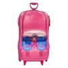 Mala Infantil Barbie Conversível 3D com Rodinhas - Rosa