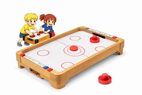 rygxbs67gog-lg-2.jpg Mini Hockey Mesa Infantil Jogo Air Game Ventilador Elétrico