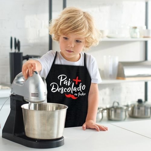 Avental Infantil Vida Pratika Pai Descolado