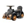 Carrinho fusca infantil com luzes e empurrador - Preto