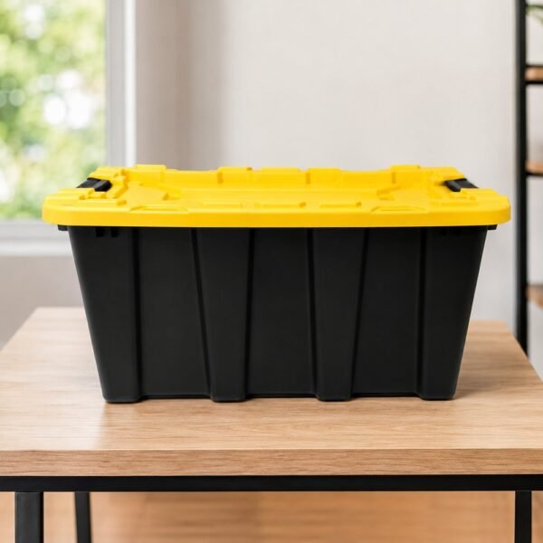 sox85907y4s-xl-1.jpg Caixa Organizadora com Tampa Alta Resistência 40 Litros - Preta