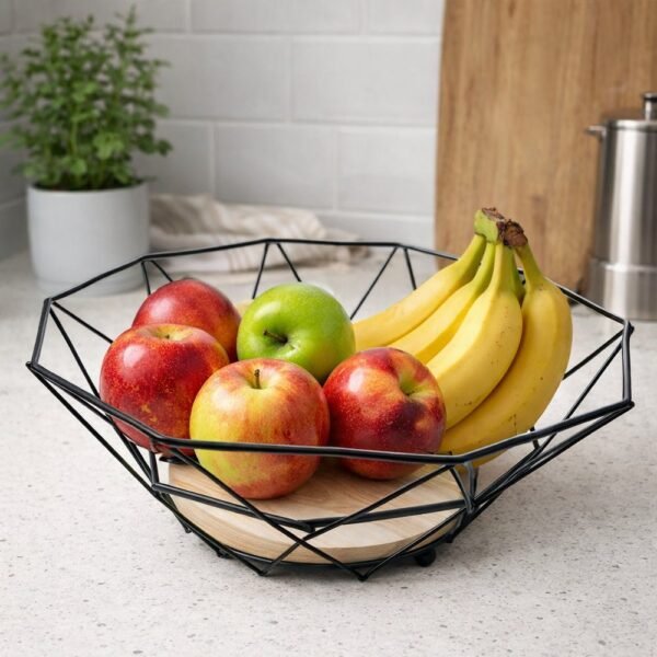 Fruteira Diamond Ecowood - Preta