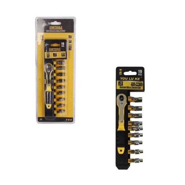 t8aaxka34-xl-1.jpg Kit Chave Catraca 19 Peças Soquete Canhão e Bits
