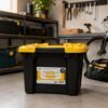 tal96l0m9y-xl-1.jpg Caixa Organizadora com Tampa Alta Resistência 25 Litros - Preta