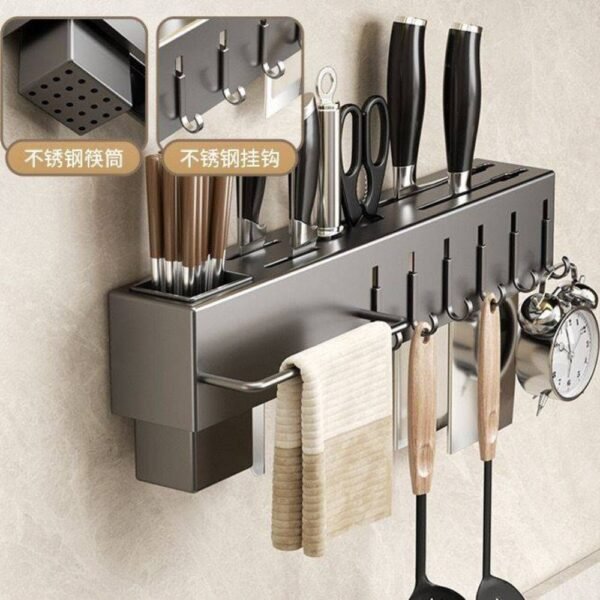 taxotajpi1n-xl-1.jpg Suporte Organizador para Utensílios de Cozinha 6 Ganchos - Cinza