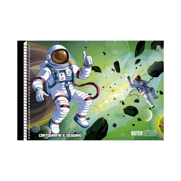 thisf5lp4m-xl-1.jpg Caderno de Cartografia e Desenho Outer Space - Sortido