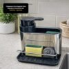 tifmudfh1d-lg-3.jpg Dispenser Com Suporte Para Esponja e Acessórios de Cozinha - Aço Inox