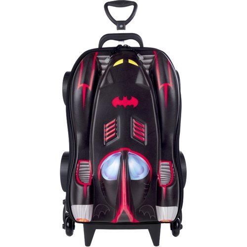Mala Infantil Batman 3D com Rodinhas - Preta