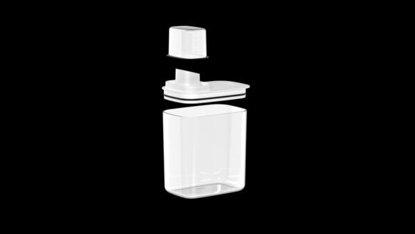 tods2q393t-xl-1.jpg Dispenser Sabão Flow 1,5L Transparente Silicone Vedação Sistema Evita Desperdício
