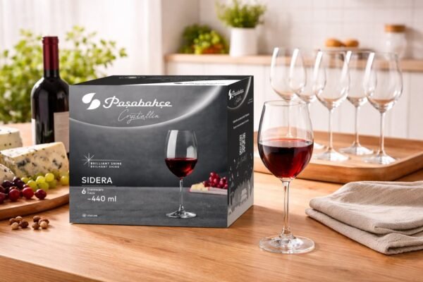 Jogo 6 Taças de Cristal 440ml