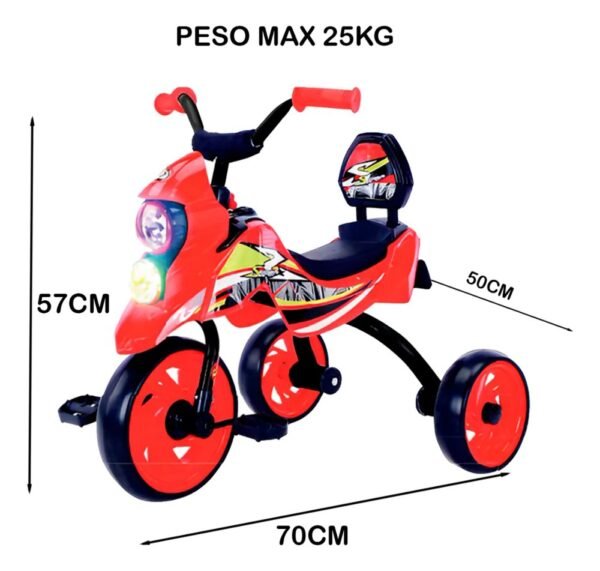 u0e91lxe2yn-xl-1.jpg Triciclo Infantil Estilo Moto com luzes - Vermelho