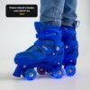 Patins Infantil 4 Rodas com LED