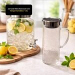 Jarra de Vidro Hannover com Tampa Hermética – 1,5L