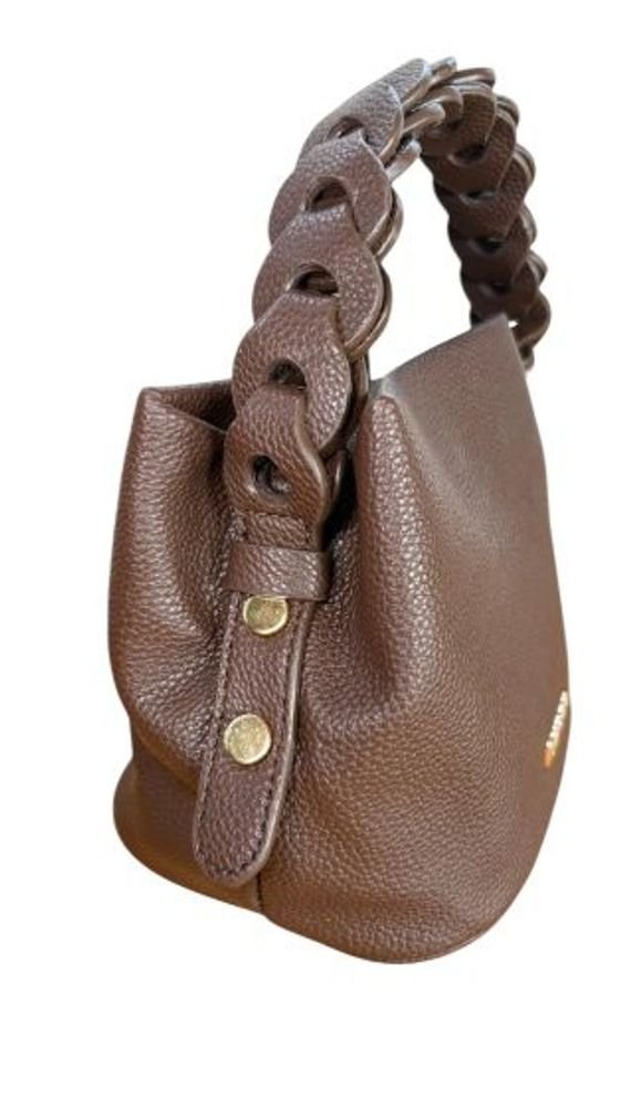 Bolsa Feminina Transversal com Alça Trançada