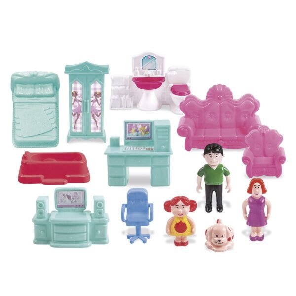 v8hqqsik8y-xl-1.jpg Casa Boneca Infantil Maleta Luz Som Móveis Acessórios Portátil Brinquedo
