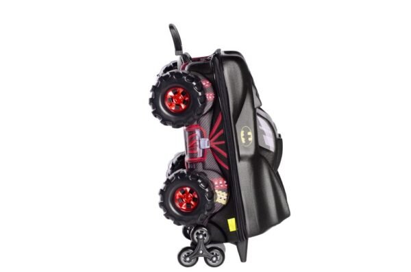 Mala Infantil Batmóvel 3D com Rodinhas - Preta