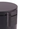 vrsoze3gt9f-xl-1.png Lixeira Redonda com Pedal Multiuso Aço 3 litros - Preto Matte