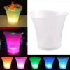 Balde Para Bebidas com LED e Caixa de Som - Branca