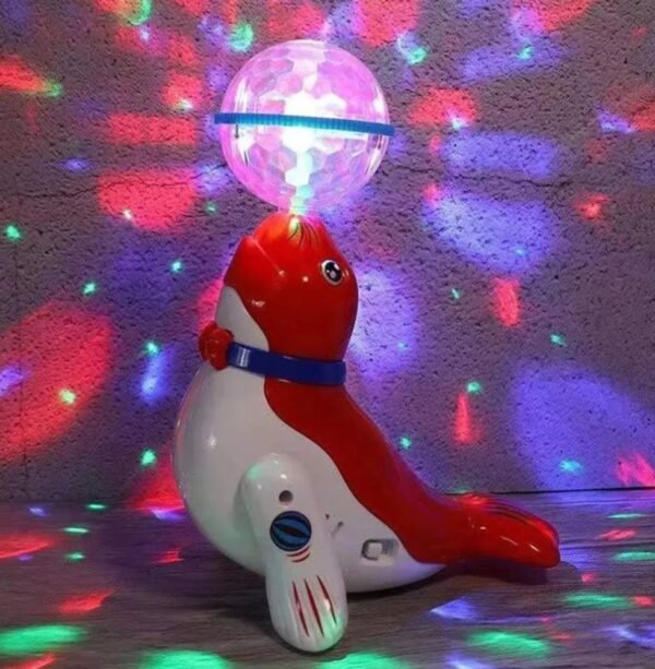 vvmb2jtrwp-xl-1.jpg Leão Marinho Dançarino Brinquedo Luz Música Rotação 360°