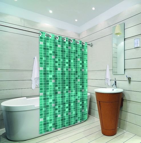 vvy0gc764sj-lg.jpg Cortina de Box Pastilha Verde c/ ilhos