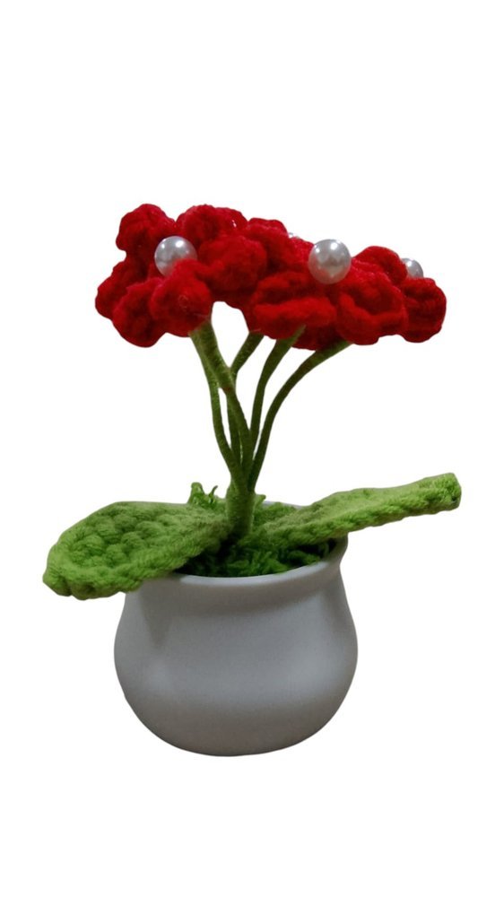 wbiz5g2lyvr-xl-1.jpg Flor decorativa em crochê com vaso plástico 10cm - Sortida