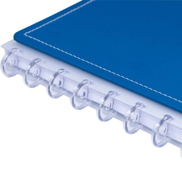 wxd8rk9x5oi-xl-1.jpg Caderno Disko Blue Grande G Capa Dura Disco Reposicionável Escolar