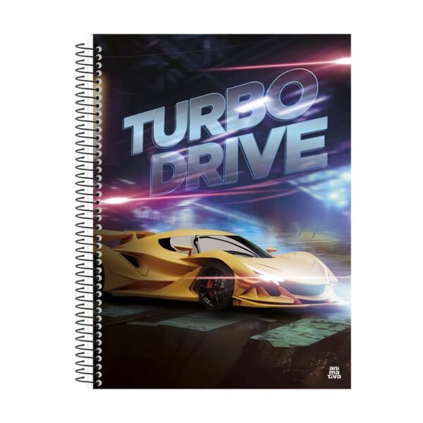 wxq0htammx-xl-1.jpg Caderno Universitário Carro Turbo Capa Dura 1 Matéria – 80 folhas