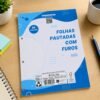 wxvixb6hqh-xl-1.jpg Folha Pautada para Fichário 96 Folhas com Furos