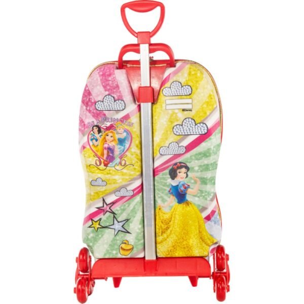Mala Infantil Branca de Neve 3D com Rodinhas - Multicolorida