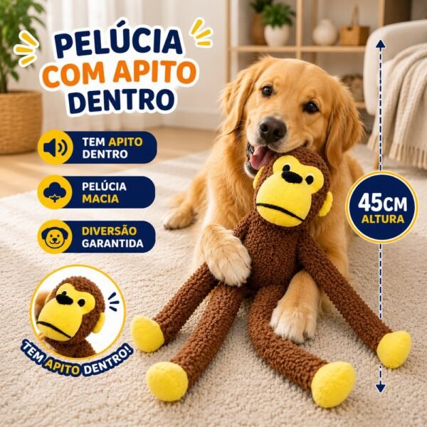 xacglzxpkd-xl-1.jpg Brinquedo Pet Macaco Pelúcia com Apito 45cm