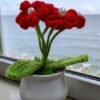 xgs9d6oa5ho-xl-1.jpg Flor decorativa em crochê com vaso plástico 10cm - Sortida