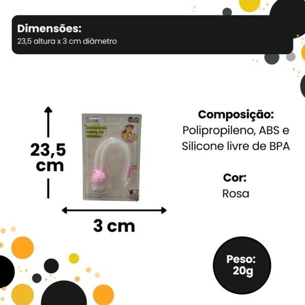 xqvx5l69eq9-xl-1.jpg Aspirador Nasal Infantil de Sucção Menina - Rosa