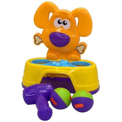 xt2viv72w2-lg-2.jpg Brinquedo Bate Dog com 2 Bolinhas e Martelo
