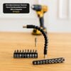 yfnag5vo4po-lg-2.jpg Kit Cabo Extensor Flexível Para Parafusadeira Com Bits e Soquete - 21 Peças