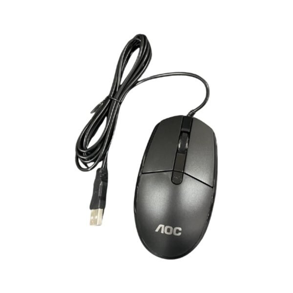 Conjunto Teclado e Mouse Com Fio - Preta