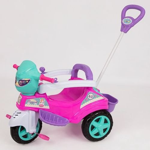 yv9t9uk5vm9-lg-2.jpg Triciclo Rosa para Passeio com Empurrador - Menina
