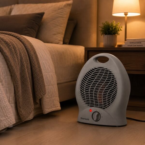 z1xay57erik-xl-1.jpg Aquecedor de Ar Elétrico 1000W 127V - Cinza