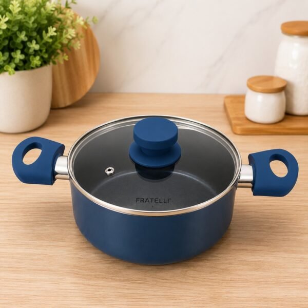 zxeffxl409-xl-1.jpg Caçarola Antiaderente Cerâmica de 20cm - Azul