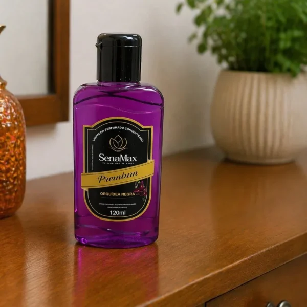 Limpador Perfumado Aroma Intenso orquídea negra Premium 120ml
