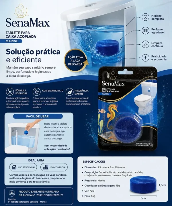 Tablete Detergente Sanitário - 2